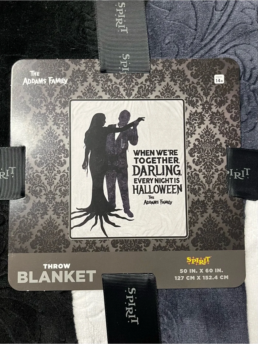 Addams Family Morticia And Gomez Plush Throw Blanket 10084